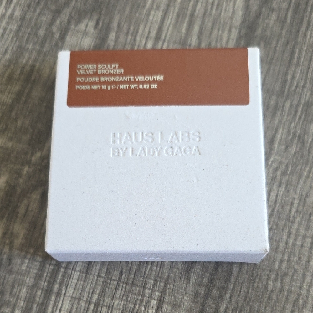 New! Haus Labs by Lady Gaga Power Sculpt Velvet Bronzer, Deep Level 10